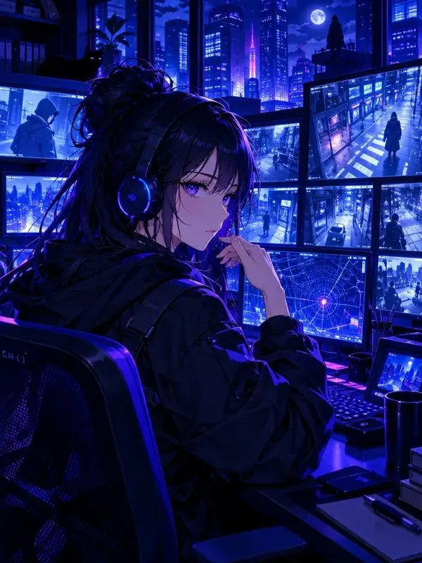 千里眼的监控中心封面