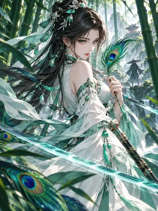 孔雀翎上的江湖封面
